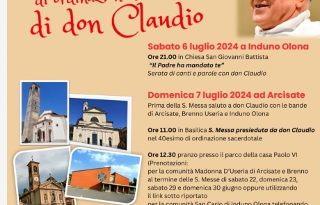 40° Anniversario per Don Claudio